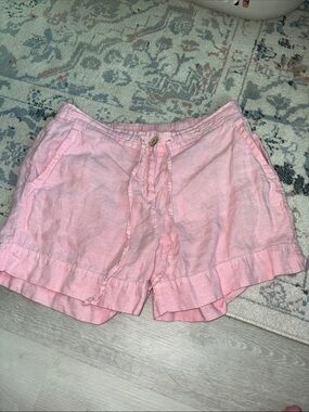 Tommy Bahama linen shorts size small Pink